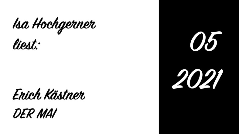 2020.5 Erich Kästner DER MAI